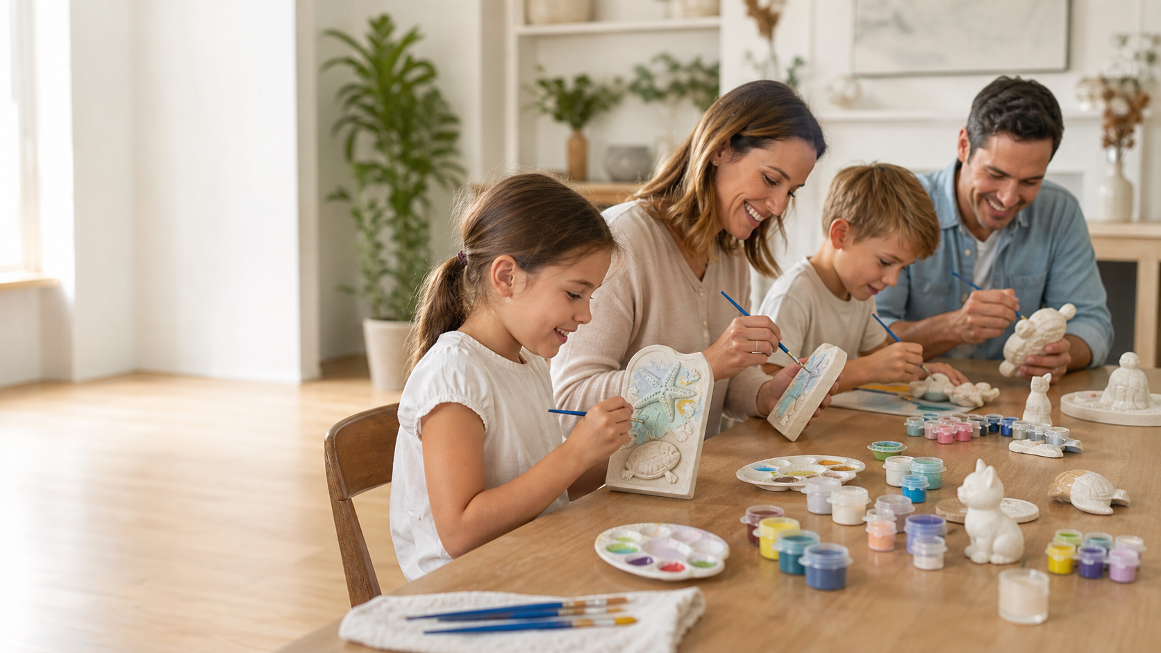 Family time, made colorful.