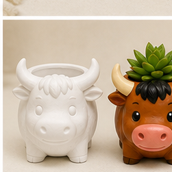 Bull Planter Paint Kit