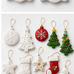 Christmas Ornament Set Paint Kit