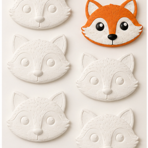 Fox Face Wall Plaque Paint Kit