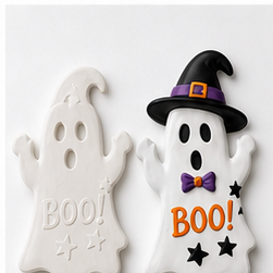 Halloween Ghost Plaque Paint Kit