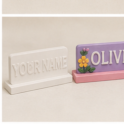 Personalized Desk Name Sign Paint Kit