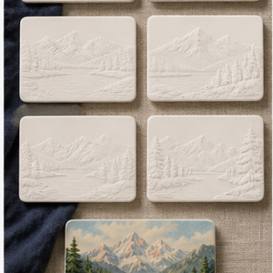 Rectangular Landscape Wall Art Paint Night Box