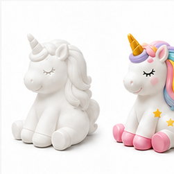 Unicorn Figurine Paint Kit